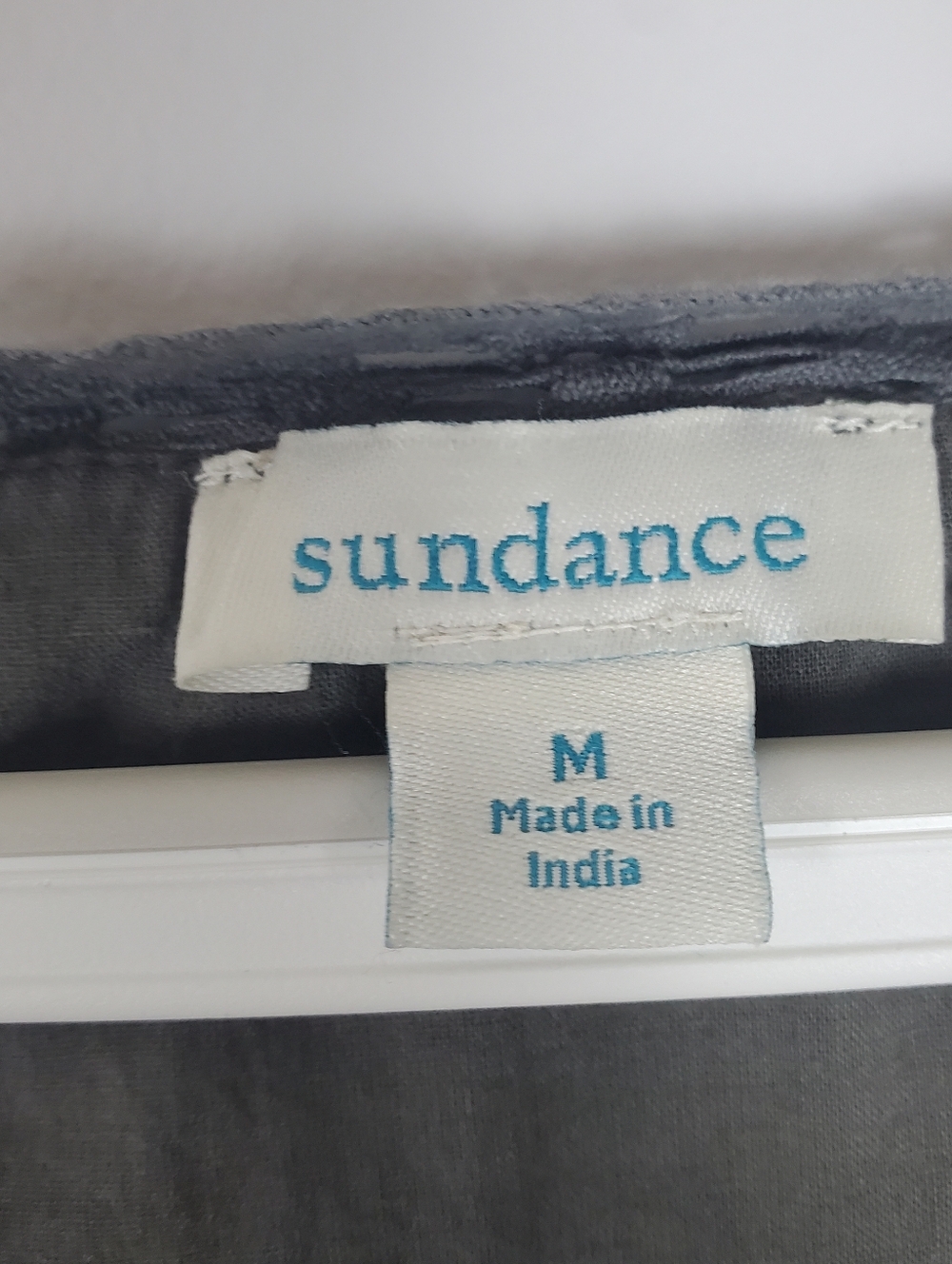 Sundance Grey Button-Front Tunic Dress Size Medium - Picture 8 of 15